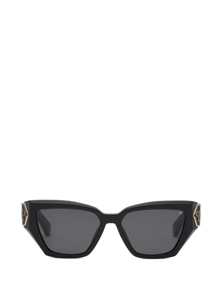 Ochelari de soare Philipp Plein Eyewear cu autograf negru