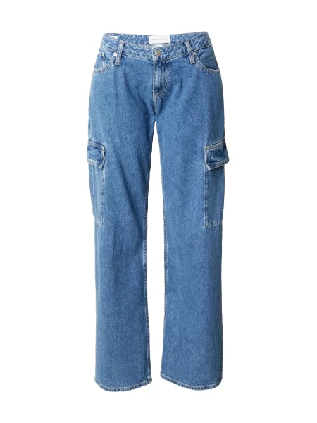Calvin Klein Jeans Blugi Baggy Fit albastru