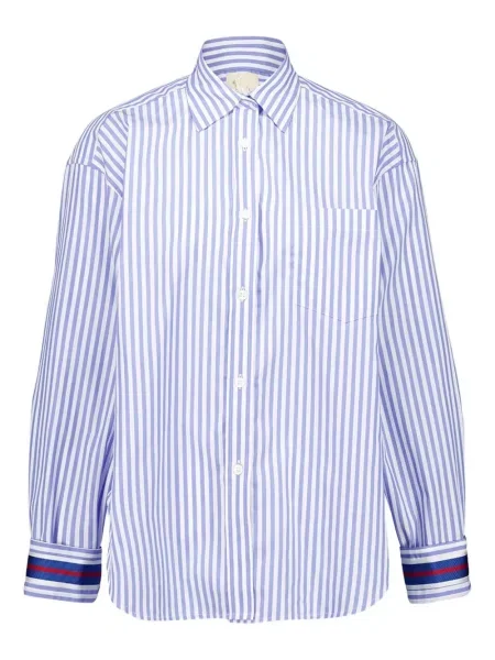 Cămașă Paula cu dungi albastru