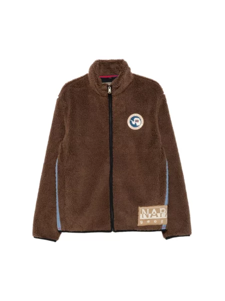 Bluza Napapijri polarowa brązowa