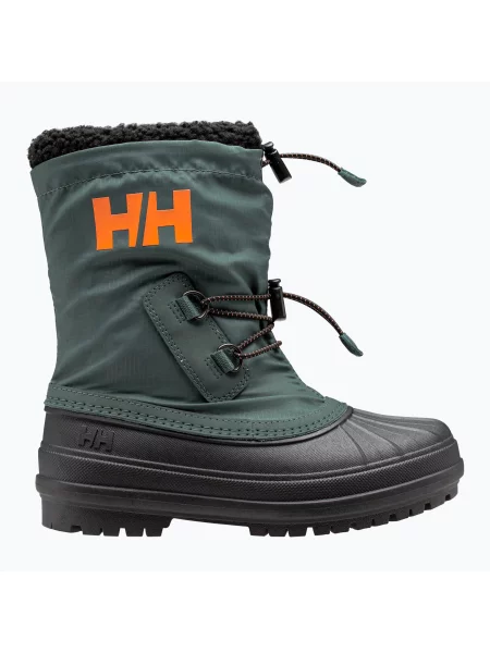 Śniegowce dziecięce Helly Hansen Jk Varanger Insulated dark creek/neon orange zielone