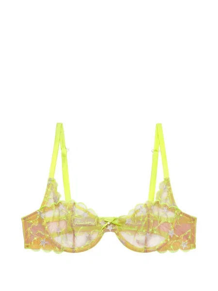 Sutien Fleur Du Mal cu broderie verde