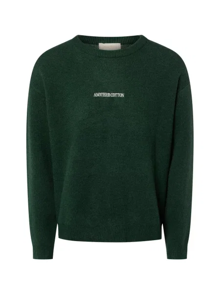 Another Cotton Lab sweter z dzianiny Sunday Running Mężczyźni S zielony