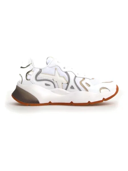 Sneakersy W6yz zamszowe białe