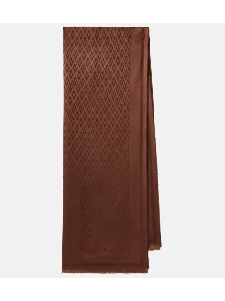 Fular Valentino de lână maro