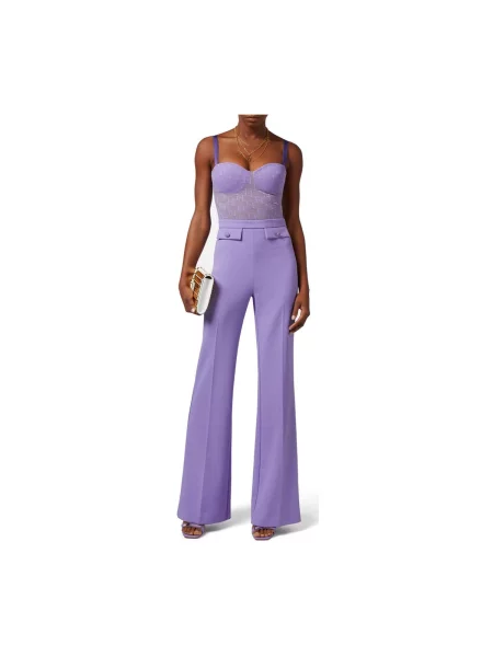 Pantaloni Elisabetta Franchi violet