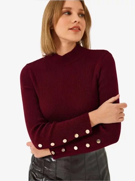 Bianco Lucci Pulover Pullover burgund