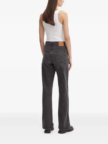 Retro lepršave traperice Levi's® lepršave s izlizanim efektom plava