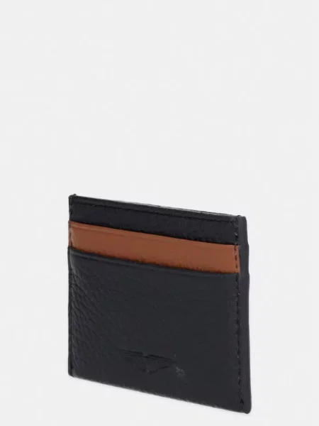 BOSS etui za kartice usnjeni BOSS x Aston Martin črna