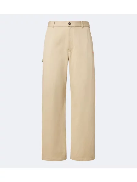 Pantaloni Loewe din țesătură twill bej