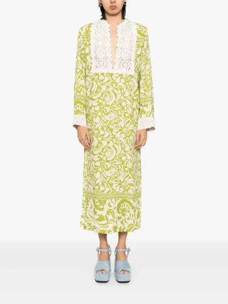 Rochie Bambah de costum verde
