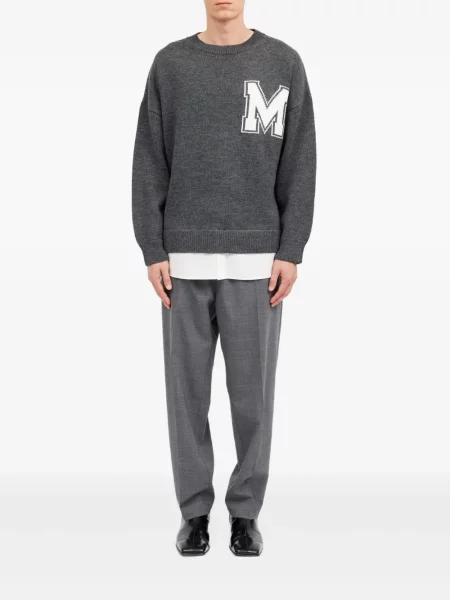 Hanorac crewneck Mm6 Maison Margiela gri