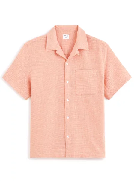 Tricou Celio cu mâneci scurte roz