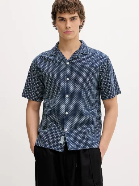 Guess Jeans Cămașă bărbați din albastru