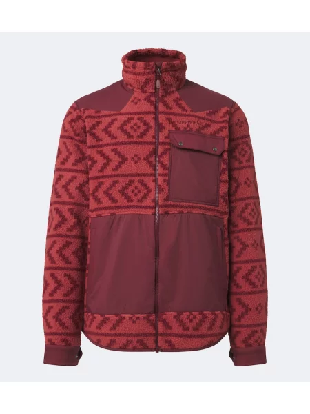 Geacă Norrøna din fleece cu imagine