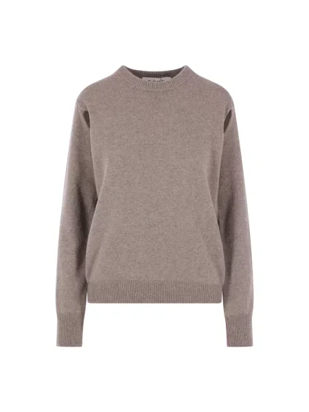 Sweter Róhe wełniany beżowy