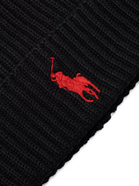 Карирана шапка Polo Ralph Lauren с автограф бяло