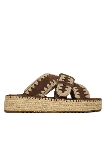 Espadrilky Mou hnědé