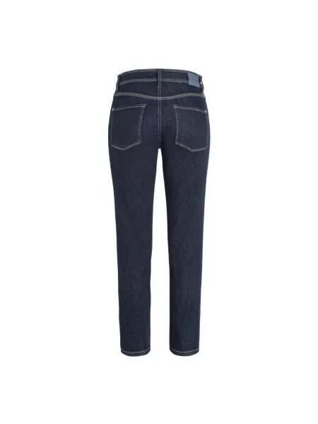 Jeansy o kroju slim fit z dodatkiem streczu model ‘Piper’ Cambio niebieskie