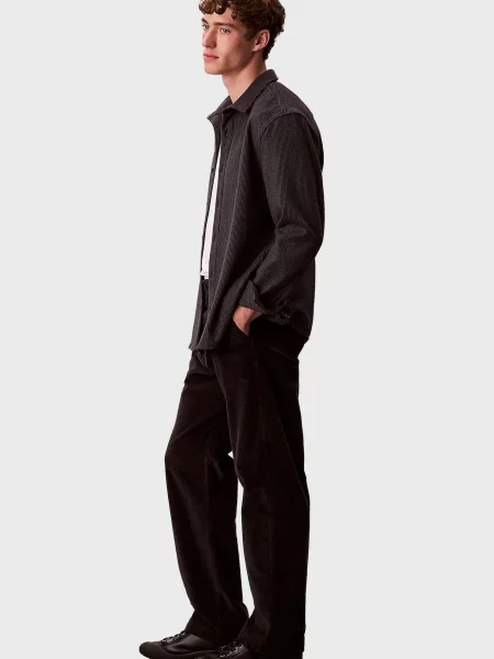 Вельветовые брюки Calvin Klein Jeans черные