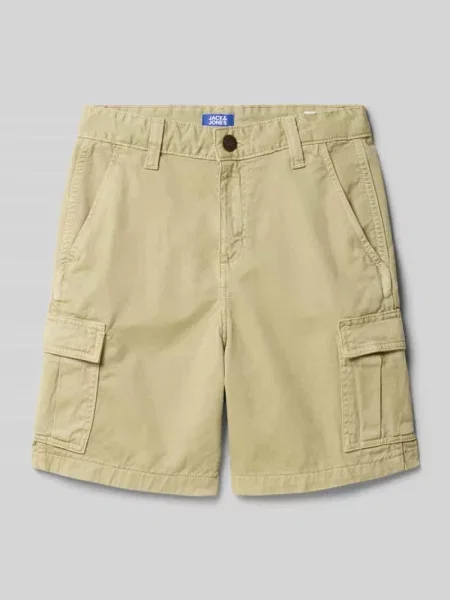 Szorty cargo o kroju regular fit z wpuszczanymi model ‘KARL’ Jack & Jones