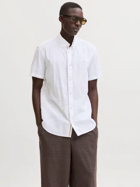 JACK & JONES Cămașă JPRBLUSUMMER' alb