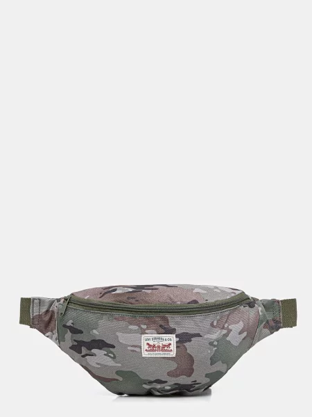 Torbica za okoli pasu Levi's DUBOCE SLING OV zelena