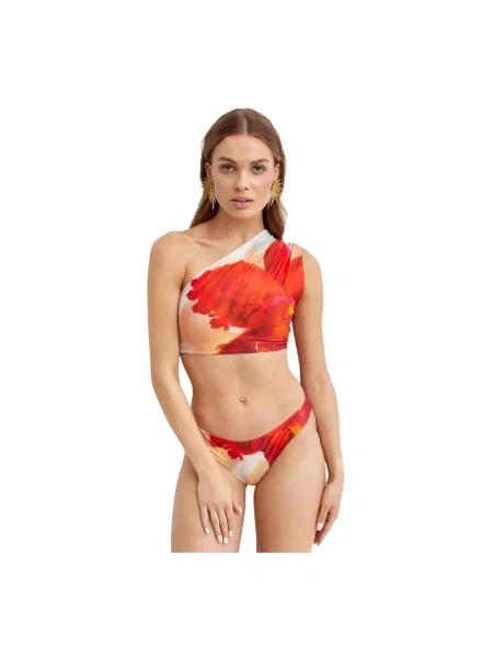 Lniany top Lenny Niemeyer na jednym ramieniu