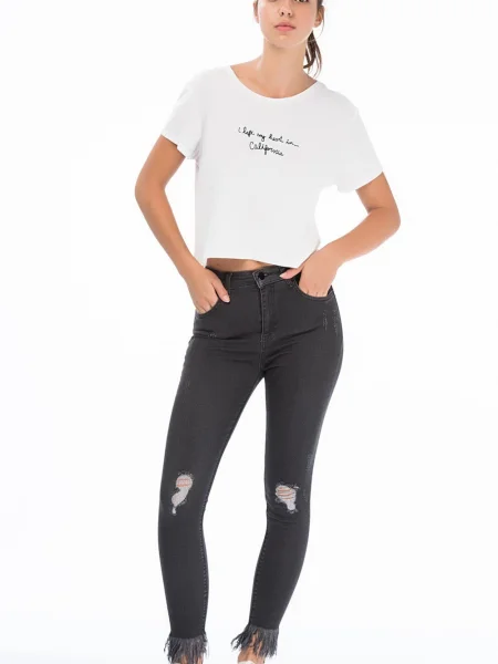 Blugi Dewberry negru