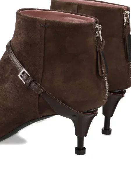 Botine Premiata cu cataramă maro