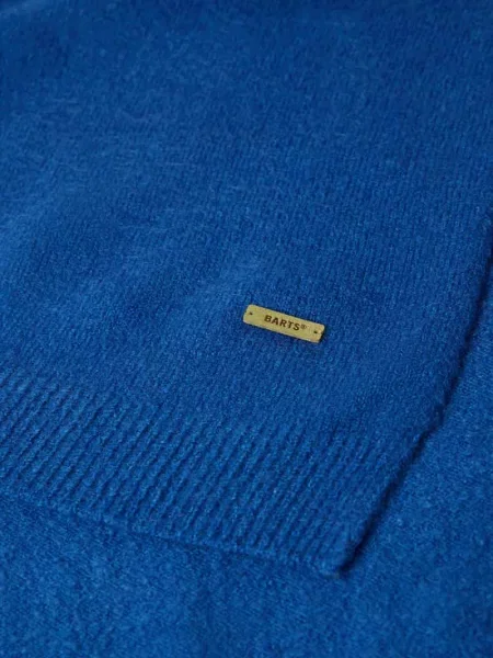 Szal z naszywką z logo model Witzia' Barts niebieska