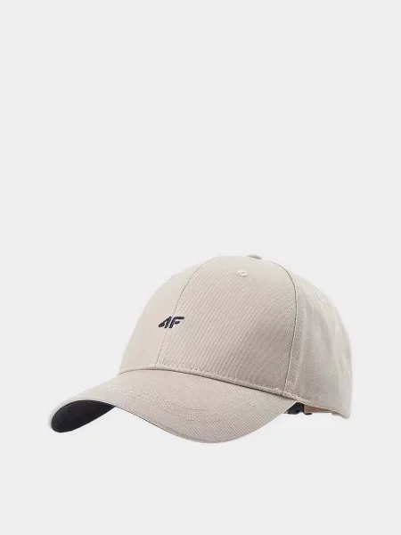 4F Кепка Унісекс бежевий