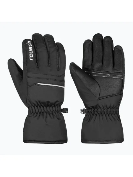 Mănuși de schi pentru copii Reusch Alan Junior black/white alb