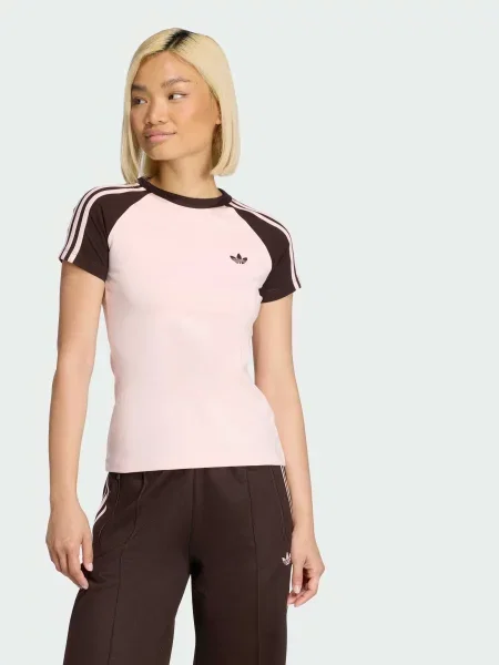 Футболка adidas Adicolor рожевий