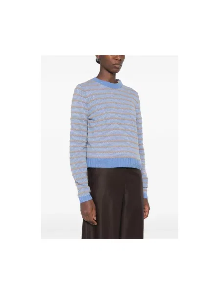 Sweter Guest In Residence z kaszmiru niebieski