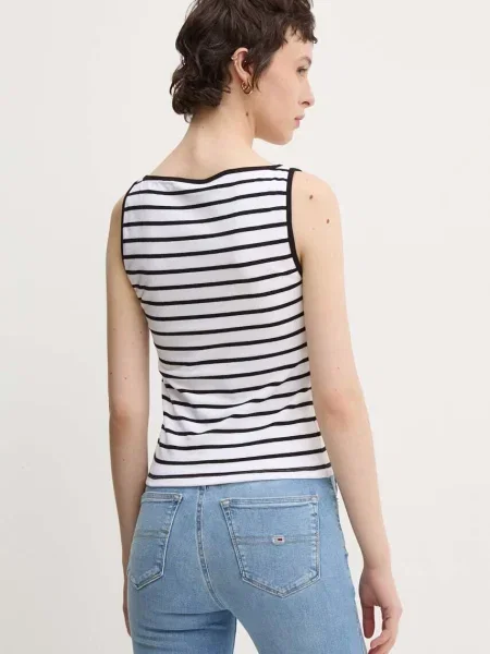 Top Abercrombie & Fitch bílý