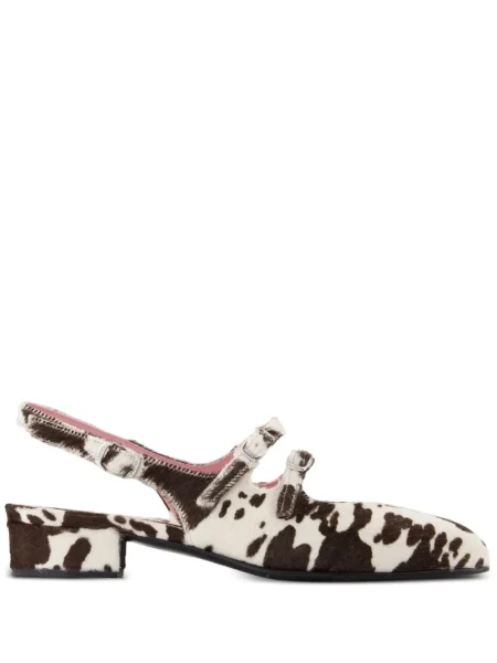 Pantofi cu toc Carel Paris slingback maro