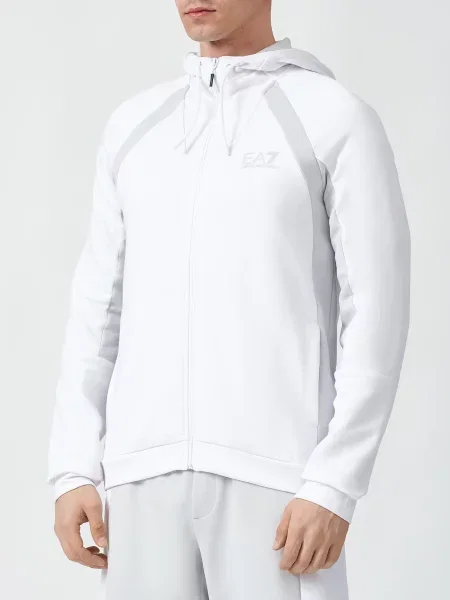 Спортивна кофта Ea7 Emporio Armani біла