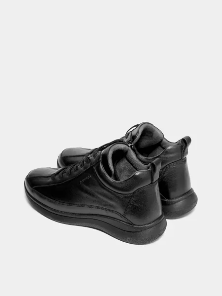 Кожаные ботинки Forelli черные