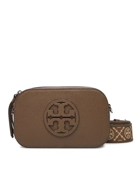Tory Burch Ročna torba Mini Miller Crossbody rjava