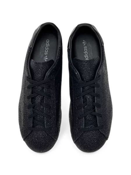 Sneakerși Adidas Barricade cu șireturi din dantelă alb