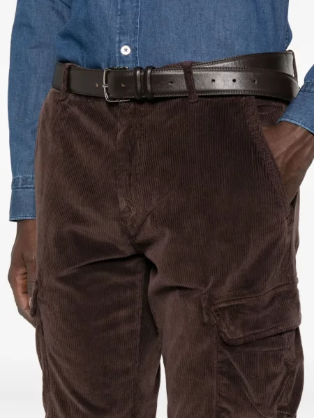 Pantaloni cargo 40 Weft de catifea cord maro