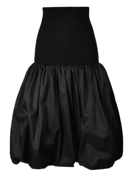 Fustă midi Ioana Ciolacu până la genunchi negru