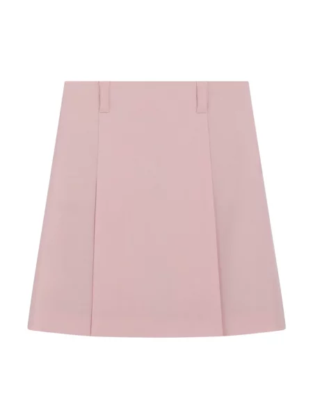 Spódnica mini Miu Miu wełniana różowa