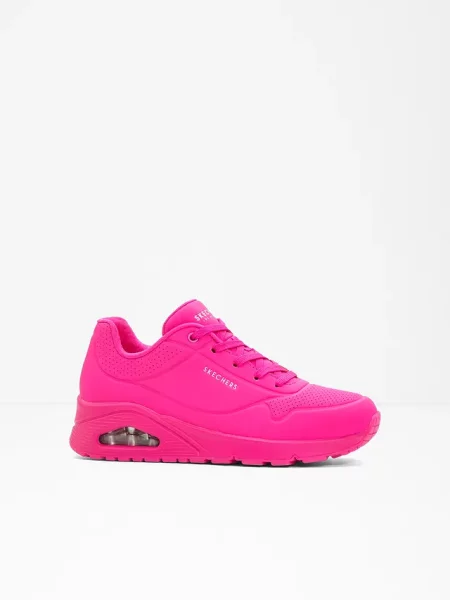 Sneakersy Skechers z pianką Memory różowe