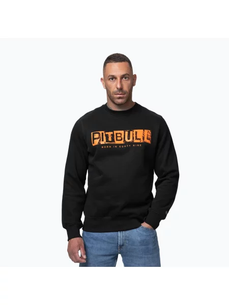 Мъжки суитшърт Pitbull Crewneck Blacky black черно