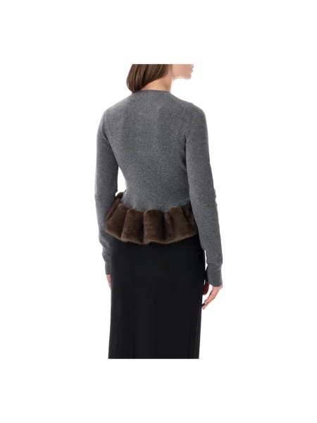 Sweter Stella Mccartney wełniany szary