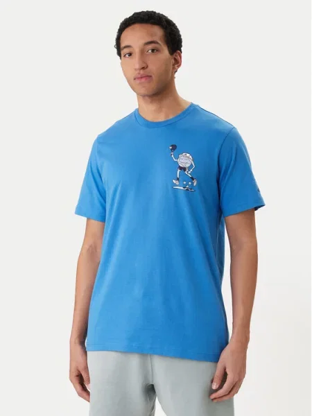 Adidas Tricou Earth Day Padel Graphic albastru