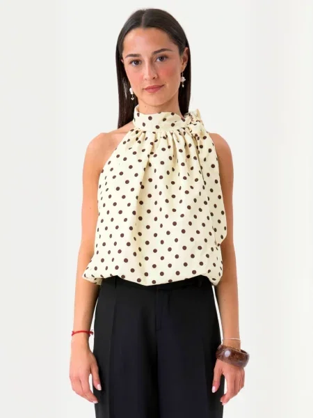 TEESHOPPEN Top Wilma galben