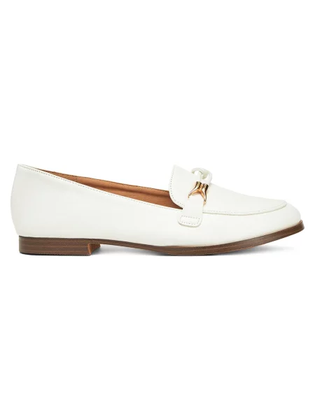 Pantofi loafer Deezee alb